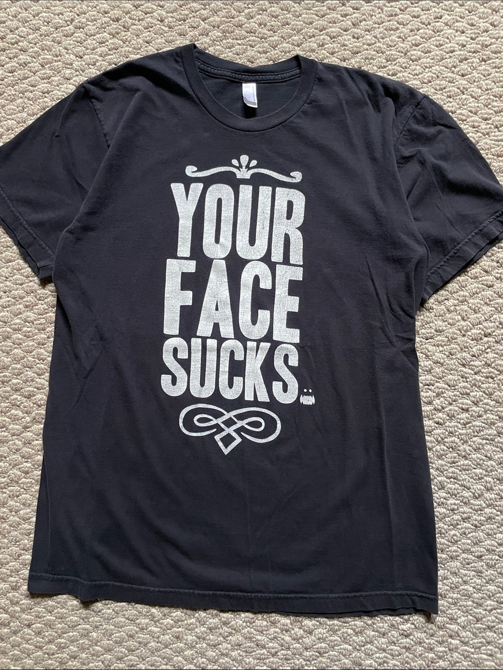 Y2K American apparel offensive t shirt